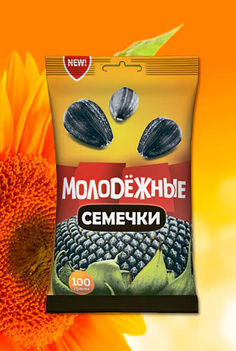 Molodezhnye fried <br>sunflower seeds